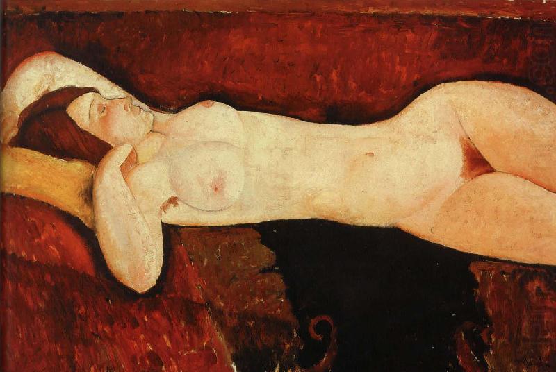 liggande aktsudie, Amedeo Modigliani
